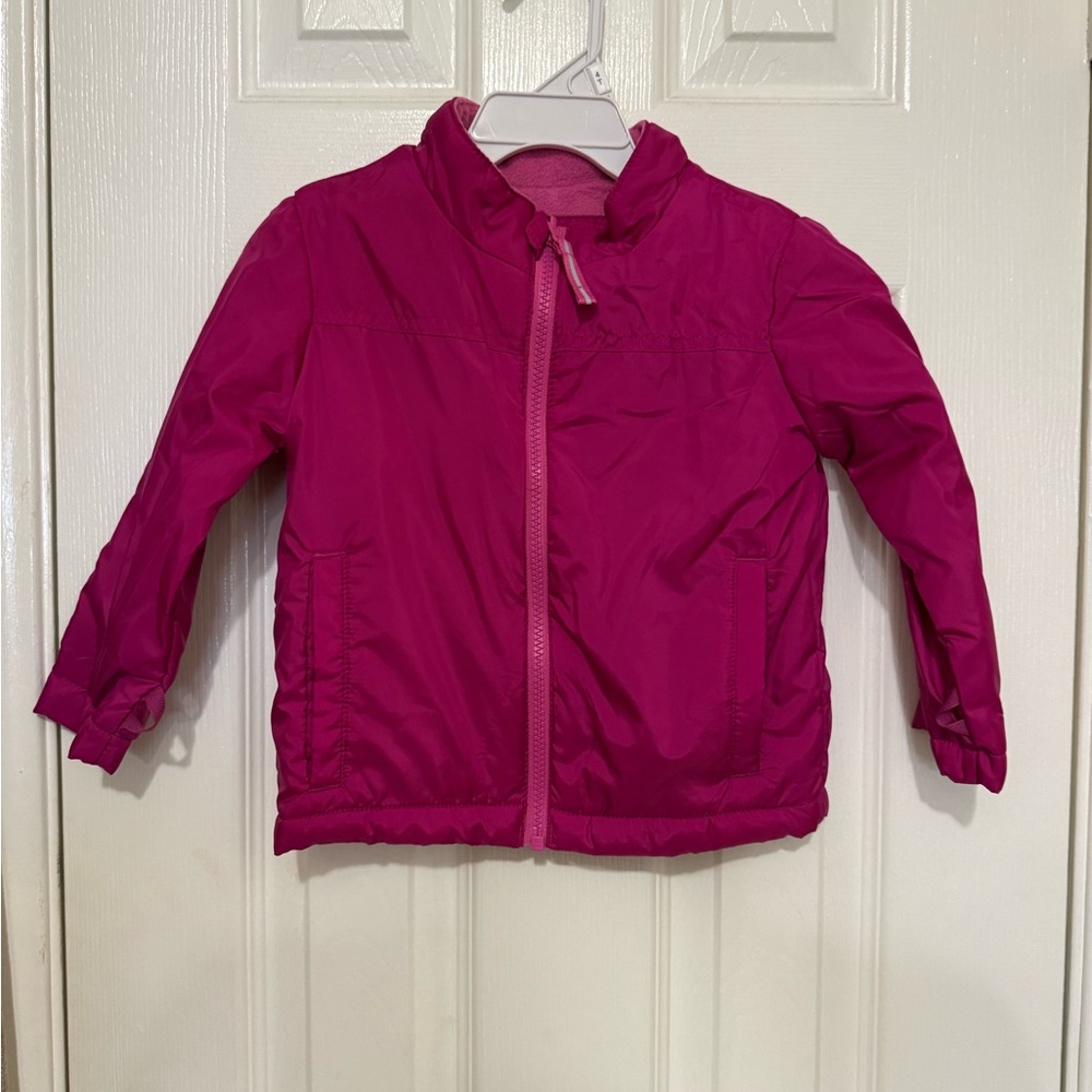 Toddler 3-in-1 Snowplay Jacket - Cat & Jack - Magenta 3T - Picture 7 of 10